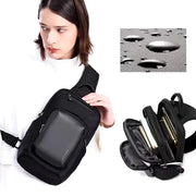 Shoulder Bag Men & Women Sling Crossbody Soft Chest Bags Casual Backpack